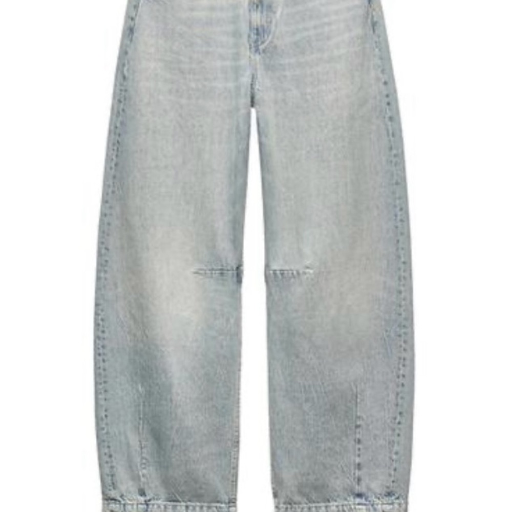 Light Blue Wide-Leg Jeans